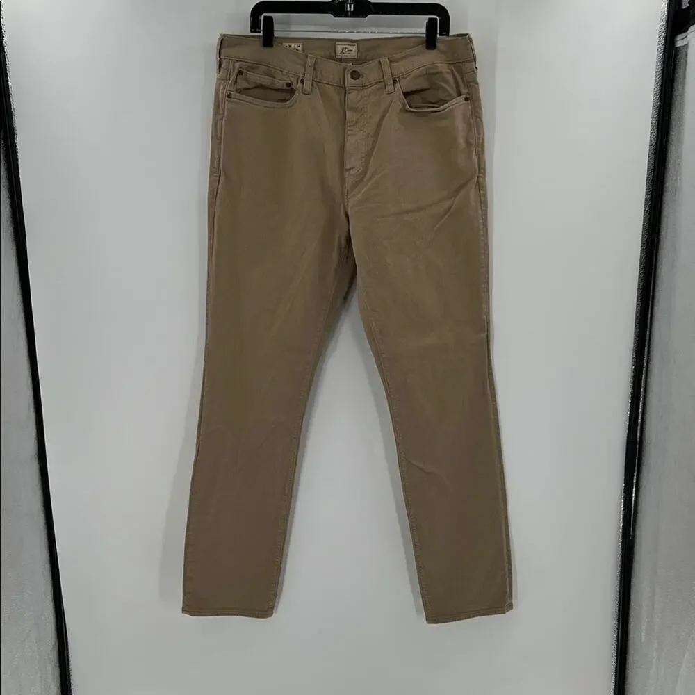 J. Crew Men's 770™ Straight-fit garment-dyed five-pocket pant - Tan - 36 - NWOT